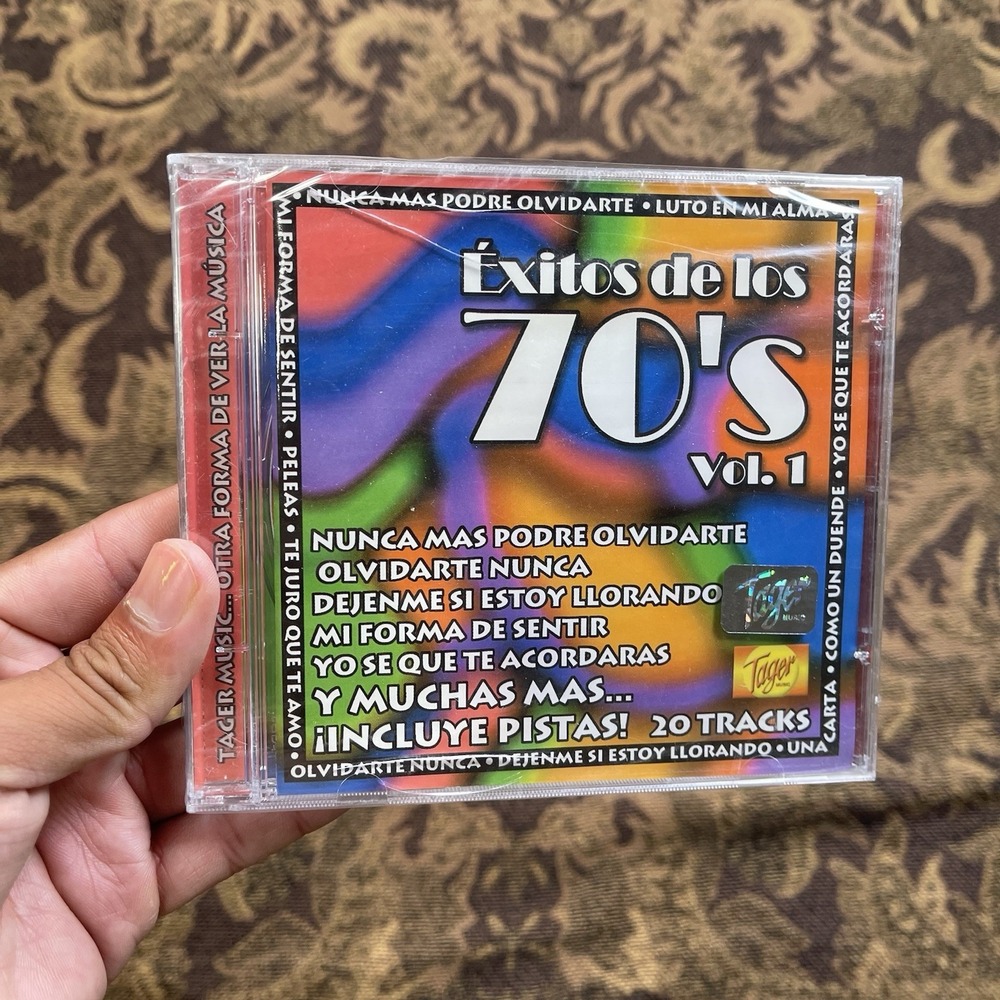 Exitos De Los 70's Vol. 1 CD Varios Artistas Studio Plus New Sealed Spanish 70s
